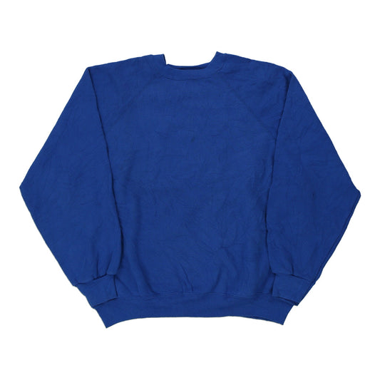 Vintage blue Made in USA Blank Player'S Club Sweatshirt - mens x-large