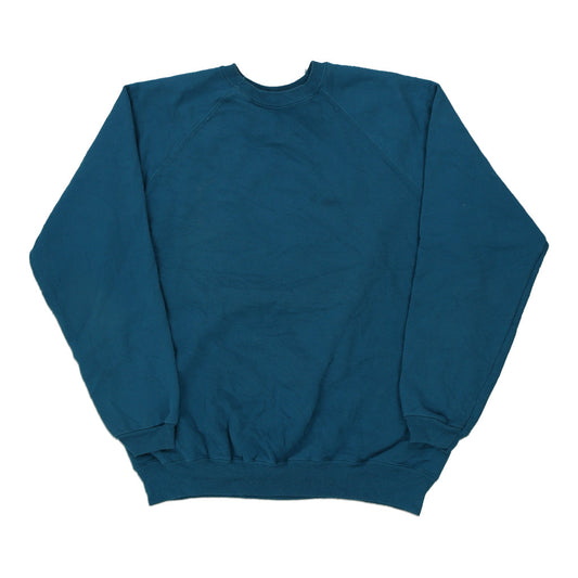 Vintage blue Blank Hanes Sweatshirt - womens x-large
