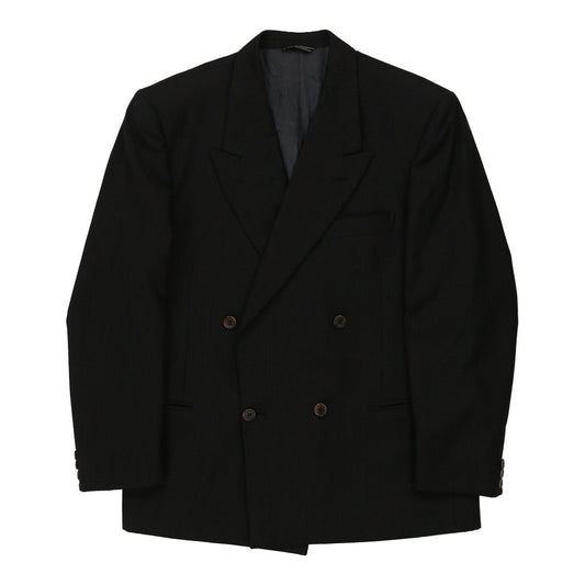 Vintage Sartoria Al Corso Blazer - Large Black Wool Blend