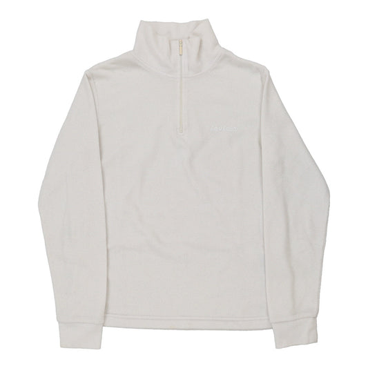 Vintage Invicta Fleece - Small White Polyester