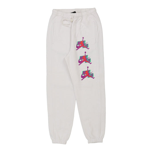 Vintage Nike Joggers - Small White Cotton