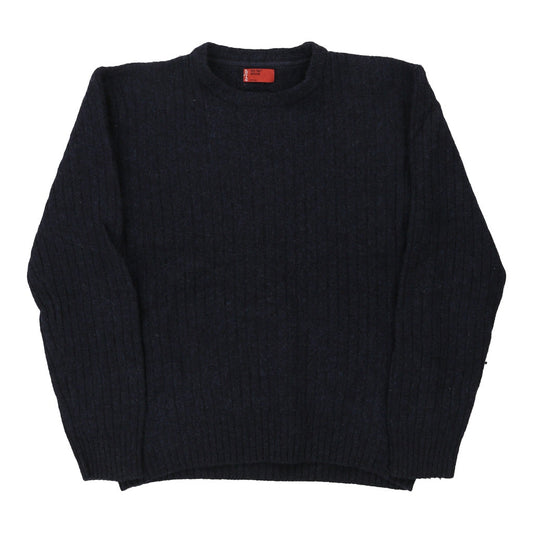 Vintage Levis Jumper - Medium Navy Wool