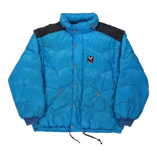 Vintage Made in France Millet Ski Jacket - Large Blue Down And Feather