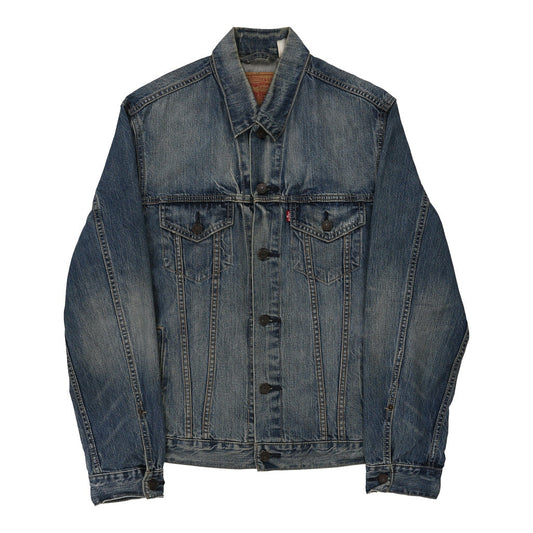 Vintage Levis Denim Jacket - Large Blue Cotton
