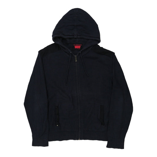 Vintage Levis Hoodie - XL Navy Cotton