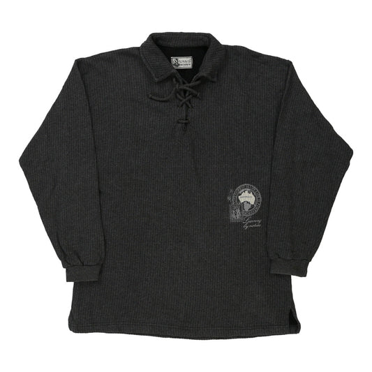 Vintage Unbranded Sweatshirt - XL Grey Cotton