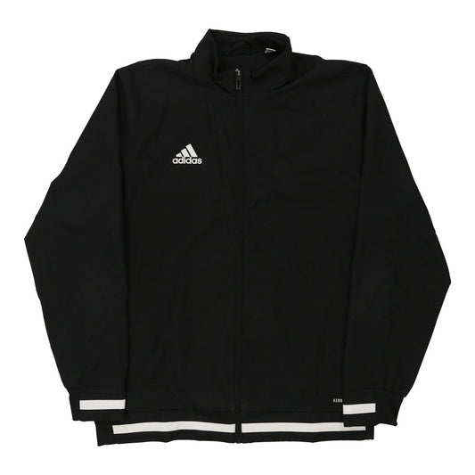 Vintage Adidas Track Jacket - Medium Black Polyester