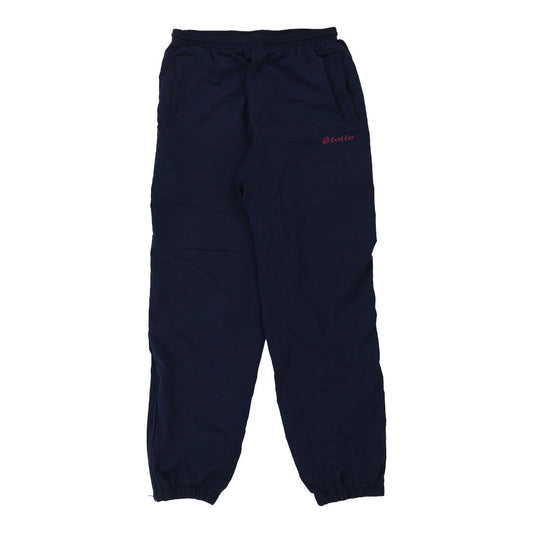 Vintage Lotto Tracksuit - Large Navy Polyester