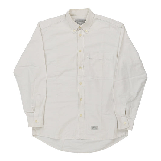 Vintage Levis Shirt - Medium White Cotton