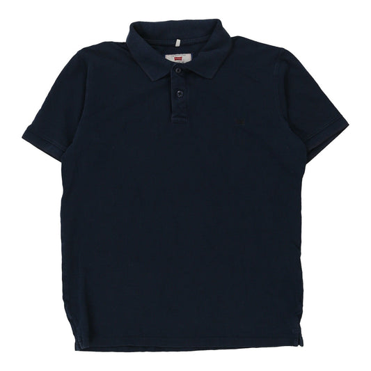 Vintage Carrera Polo Shirt - Small Navy Cotton