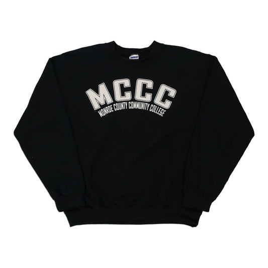 Vintage black MCCC Gildan Sweatshirt - mens large