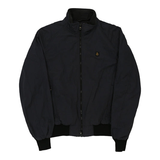 Vintage Refrigiwear Bomber Jacket - Large Grey Polyester