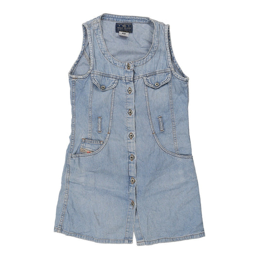 Vintage blue Wild Jeans Denim Dress - womens medium