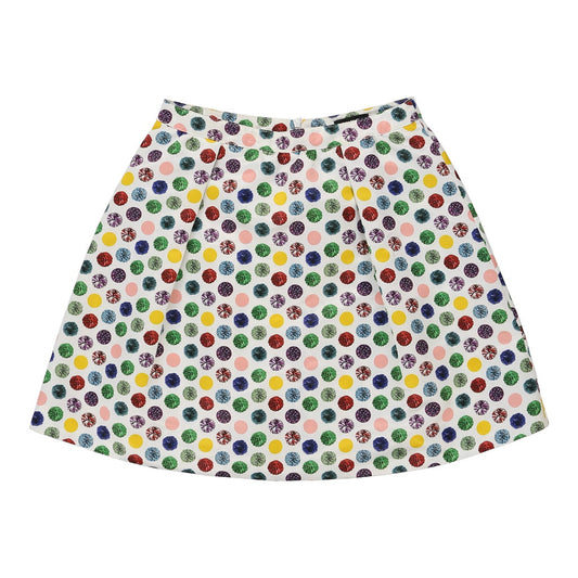 Vintage Unbranded Mini Skirt - 28W UK 8 Multicoloured Cotton