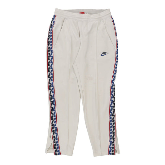 Vintage Nike Tracksuit - Medium White Polyester