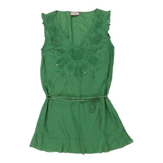 Vintage Max & Co Dress - Medium Green Cotton
