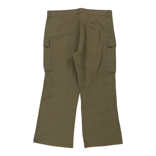 Vintage Aino Cargo Trousers - XL Khaki Cotton