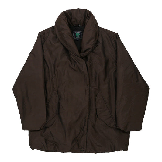 Vintage 1980's Cinelli Jacket - XL Brown Polyester Blend