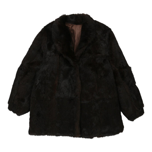 Vintage 1970/80s Giuly Cassino Coat - Medium Brown Fur