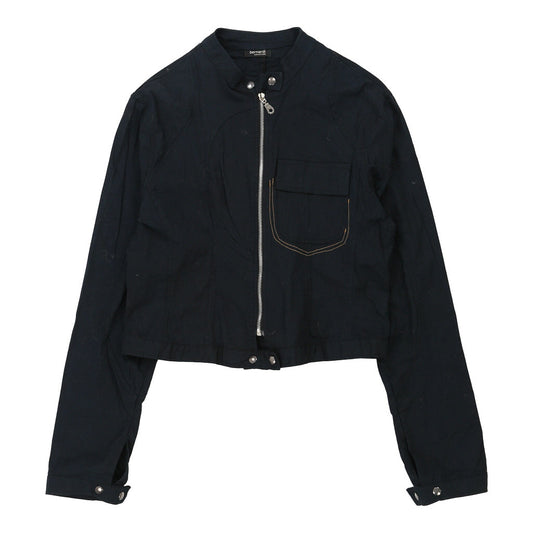 Vintage Bernardi Jacket - Small Navy Nylon Blend