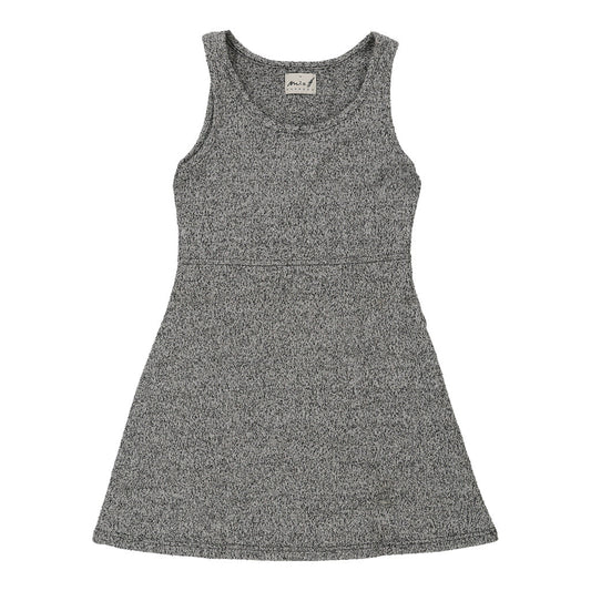 Vintage Miss H Dress - Small Grey Cotton Blend