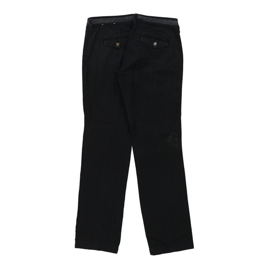 Vintage Gas Trousers - 29W UK 8 Navy Cotton