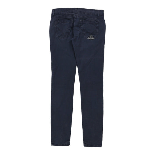 Vintage Roy Rogers Trousers - 32W UK 12 Navy Cotton