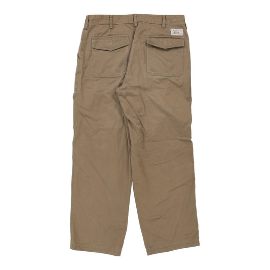 Vintage Avirex Trousers - 33W 34L Beige Cotton