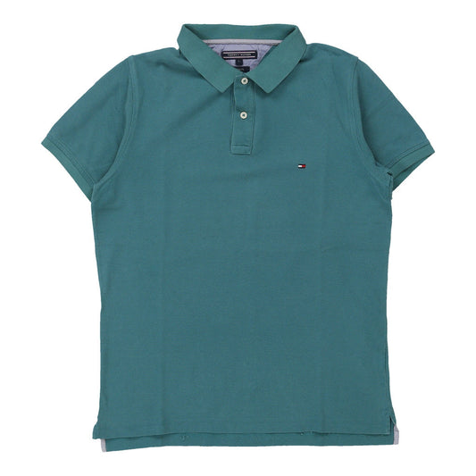 Vintage blue Tommy Hilfiger Polo Shirt - mens large
