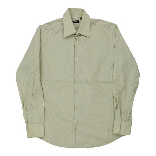 Vintage green Hugo Boss Shirt - mens large