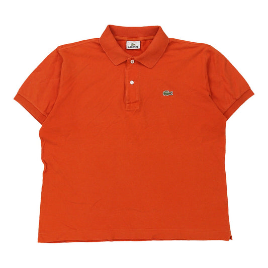 Vintage orange Lacoste Polo Shirt - mens medium