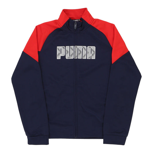 Vintage navy Puma Track Jacket - boys medium