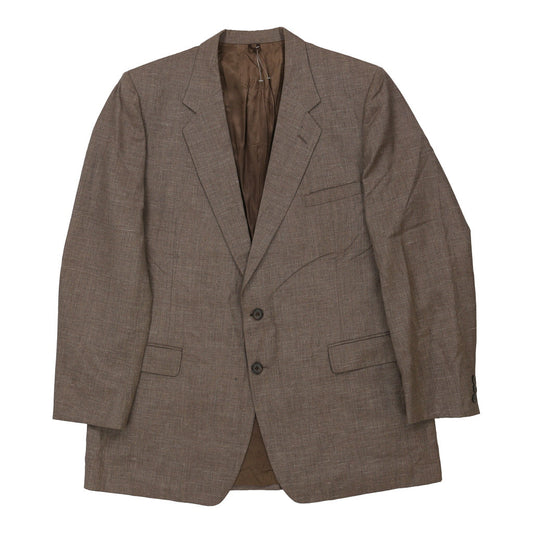 Vintage Givenchy Blazer - Large Brown Wool