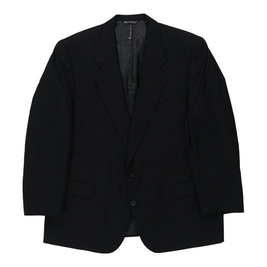 Vintage Christian Dior Pinstripe Blazer - XL Navy Wool