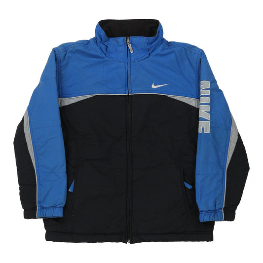 Vintage Age 11-12 Nike Jacket - Medium Block Colour Polyester Blend