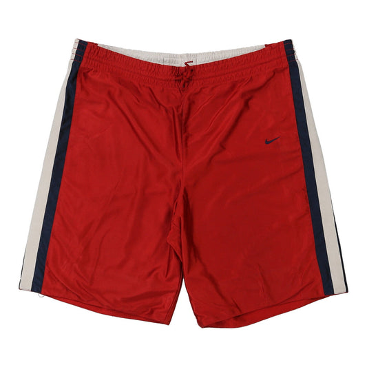 Vintage Nike Reversible Sport Shorts - XL Red Polyester