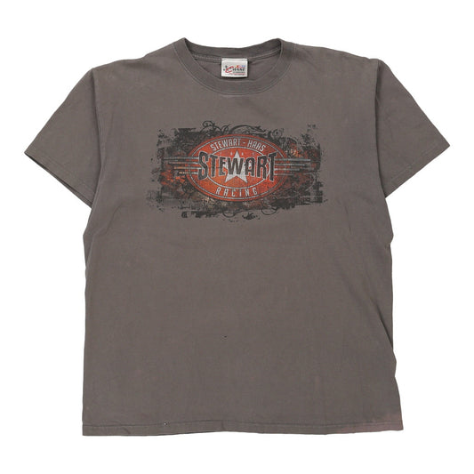 Vintage Chase Authentics Nascar T-Shirt - Medium Grey Cotton