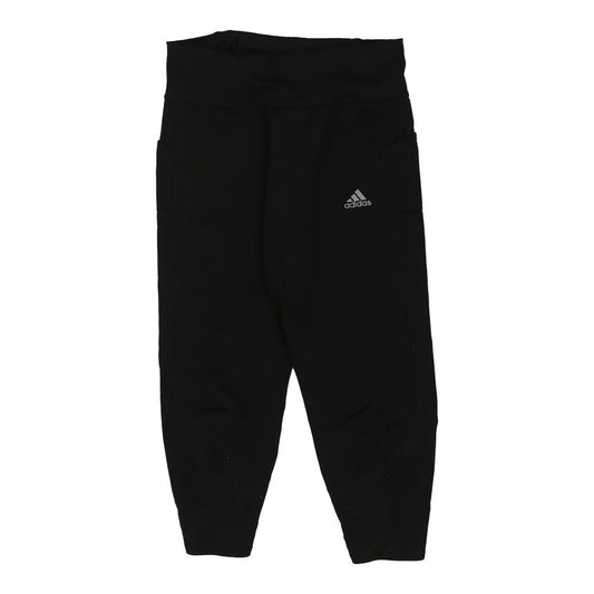 Vintage Adidas Leggings - Small Black Polyester Blend