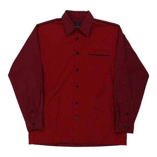 Vintage Blend Shirt - Large Red Cotton