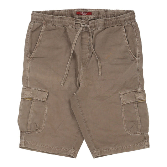 Vintage Carrera Cargo Shorts - 34W 12L Beige Cotton