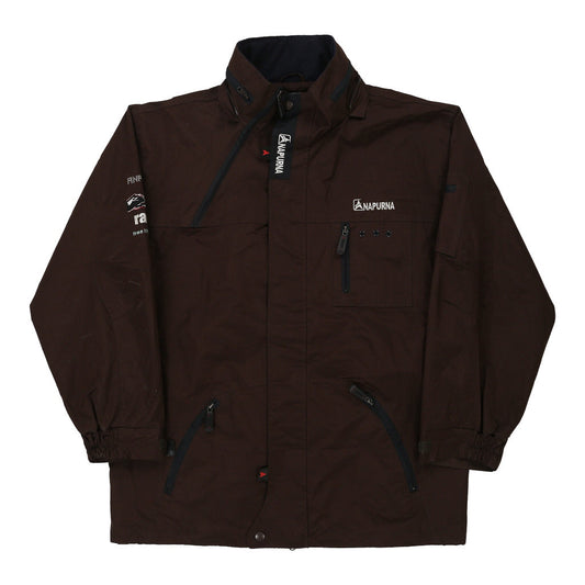 Vintage Napurna Ski Jacket - XL Brown Nylon Blend