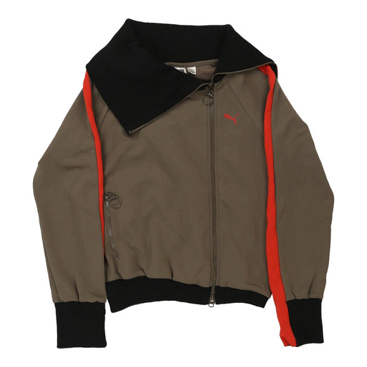 Vintage Puma Track Jacket - Medium Brown Polyester