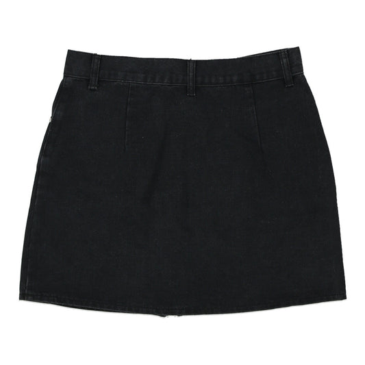 Vintage black Unbranded Denim Skirt - womens medium