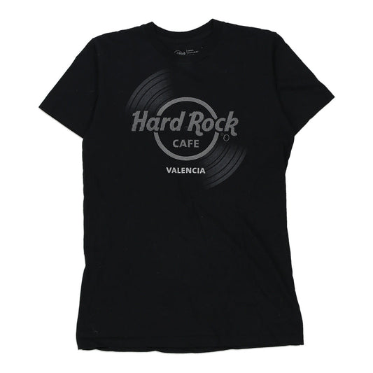 Vintage black Valencia Hard Rock Cafe T-Shirt - womens small