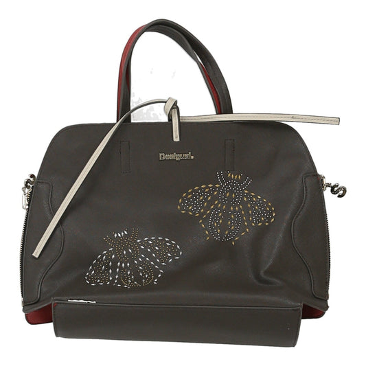 Vintage Desigual Reversible Bag - No Size Grey Leather