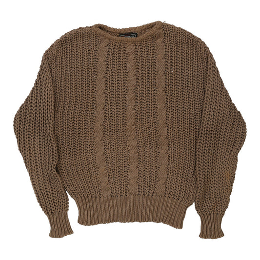 Vintage brown Stefanel Jumper - mens large