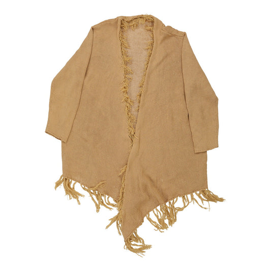 Vintage beige Unbranded Cardigan - womens large