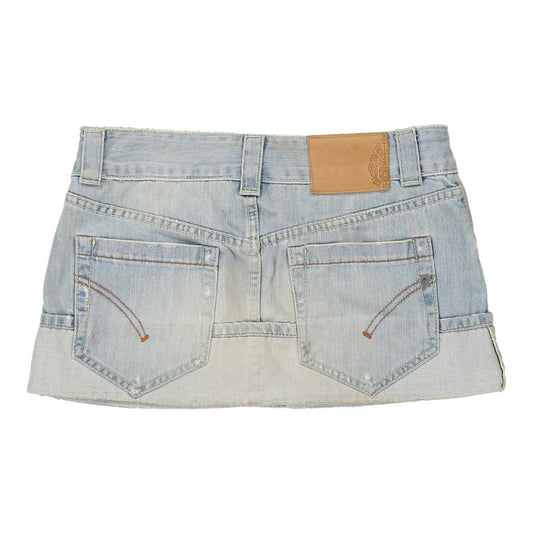 Vintage Dondup Mini Denim Skirt - 30W UK 10 Blue Cotton