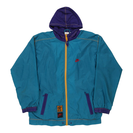Vintage Age 16 Nike Jacket - XL Blue Cotton