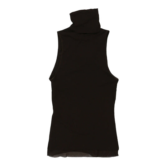 Vintage Benetton Top - Medium Brown Nylon